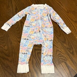Joy Street Playful Multicolor Zoo Print Kids Pajamas